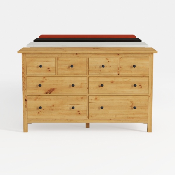 RedLemon Farmhouse 6 Drawer Dresser for Bedroom