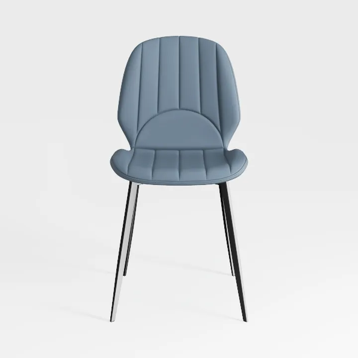 Artificial leather dining chair 2 piece set