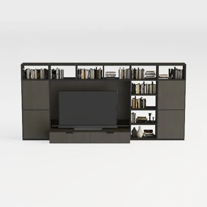 Yechen Set of 2 Sideboard Cabinet with Natural