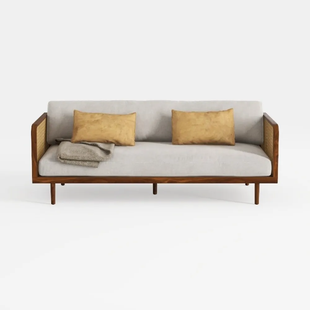EBELLO Fabric Loveseat Sofa Couch for Living Room,