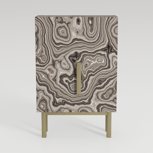 LONYKE 3 Drawer Farmhouse Dresser with Embossed