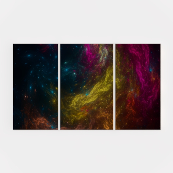 KFYMP Tree of Life Wall Art – 3 Panel Fantasy