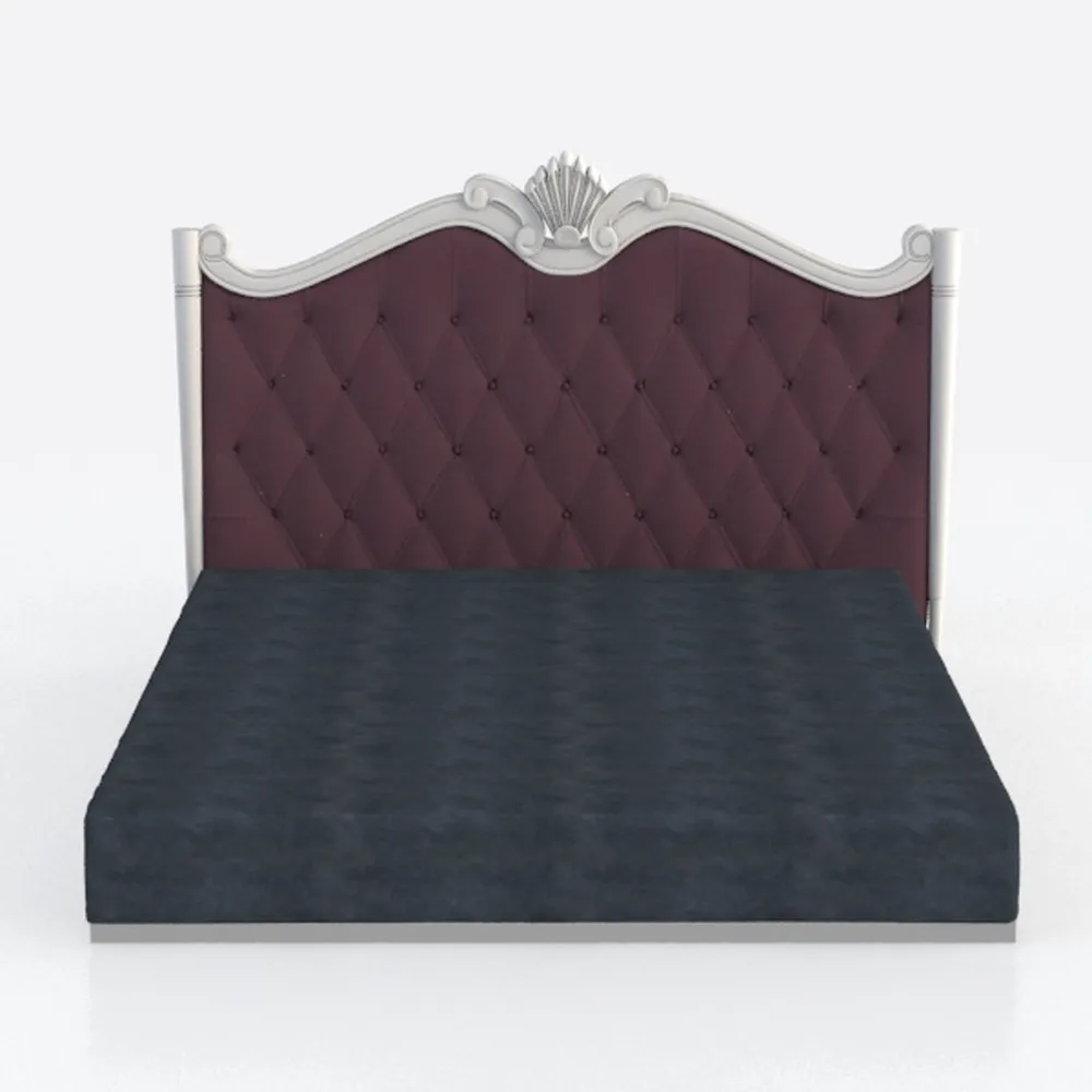 BiBi Relax Letto Matrimoniale Imbottito in Ecopelle | Testiera Imbottita, Telaio Ideale per Tutti i materassi 160 x 190 cm: Memory Foam, Poliuretano, Lattice o a Molle. 100% Made in Italy