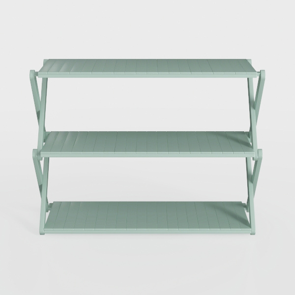 Sywhitta 3-Tier Plastic Rolling Utility Cart with