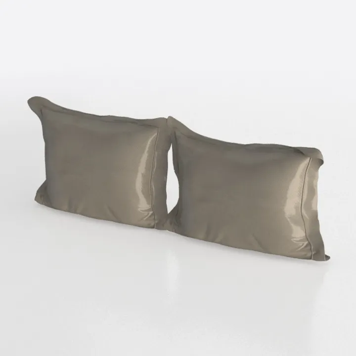 Double Stitch Scalloped Throw Pillow Covers - 100%