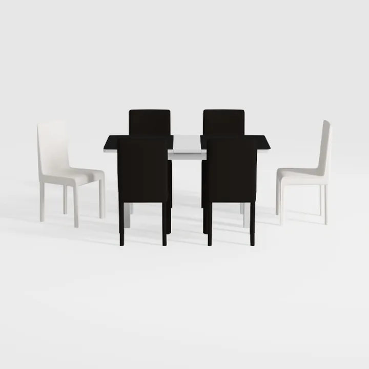Farmhouse Dining Chairs Set of 6, Linen