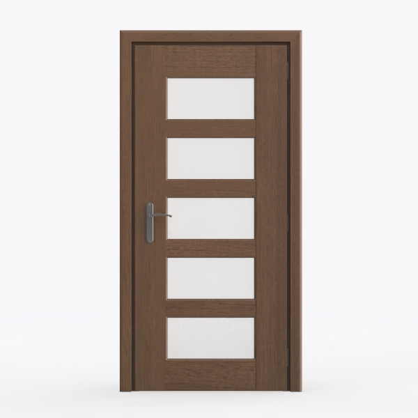 VDOMDOORS Front Exterior Prehung Metal-Plastic Doo