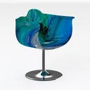 dining chair-Vibrant Home Right 45 Degree View