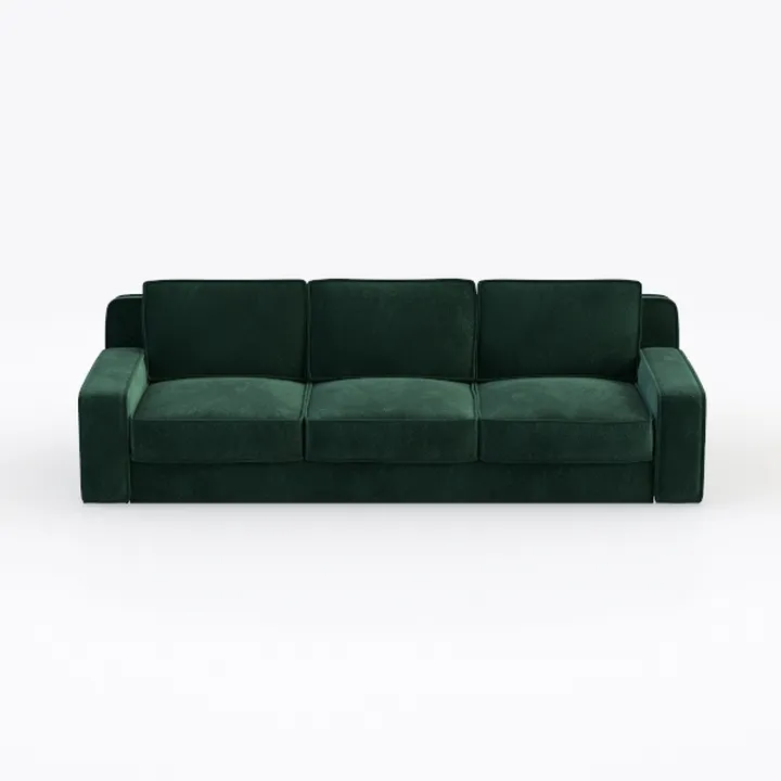 Sectional L-Shaped Sofa Couch, 78'' Modern Linen