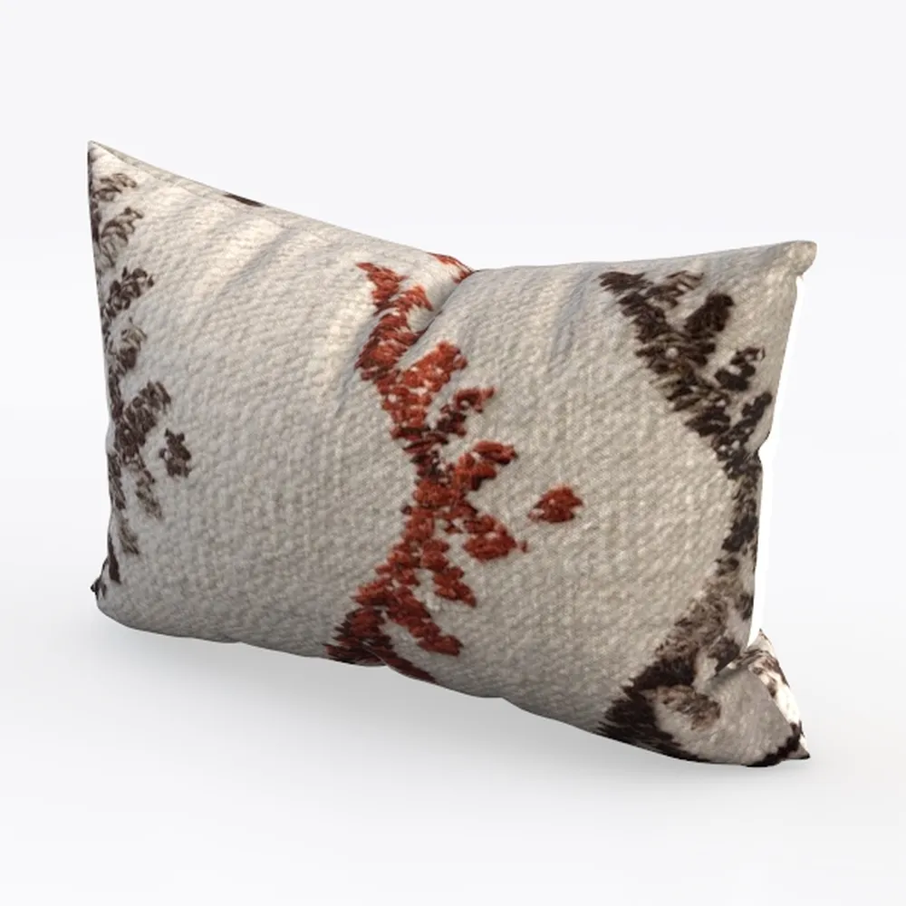 Ombre Branches Outdoor Pillow Cover 12x20 Inch