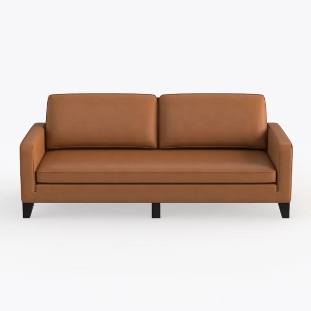 56.2'' Faux Leather Sofa, 2 Seater Loveseat with