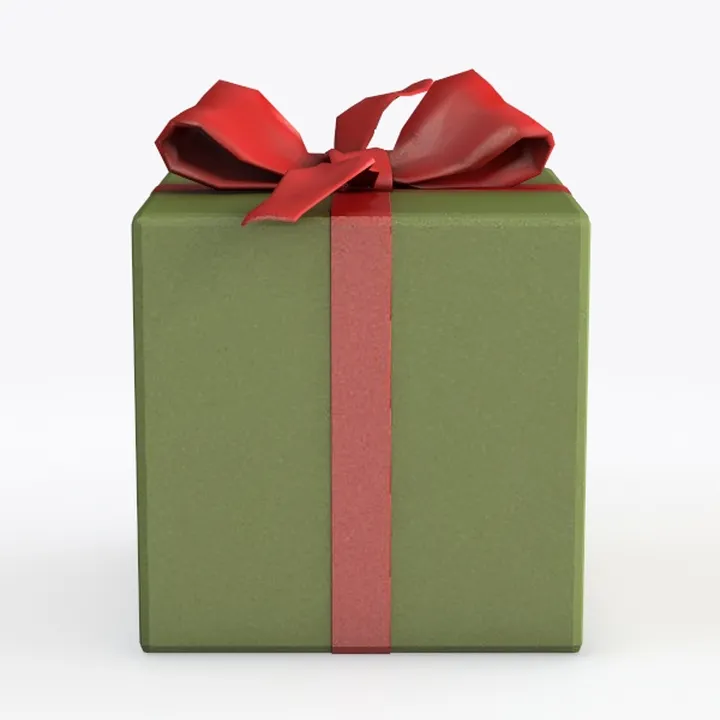 Gift wrapped box