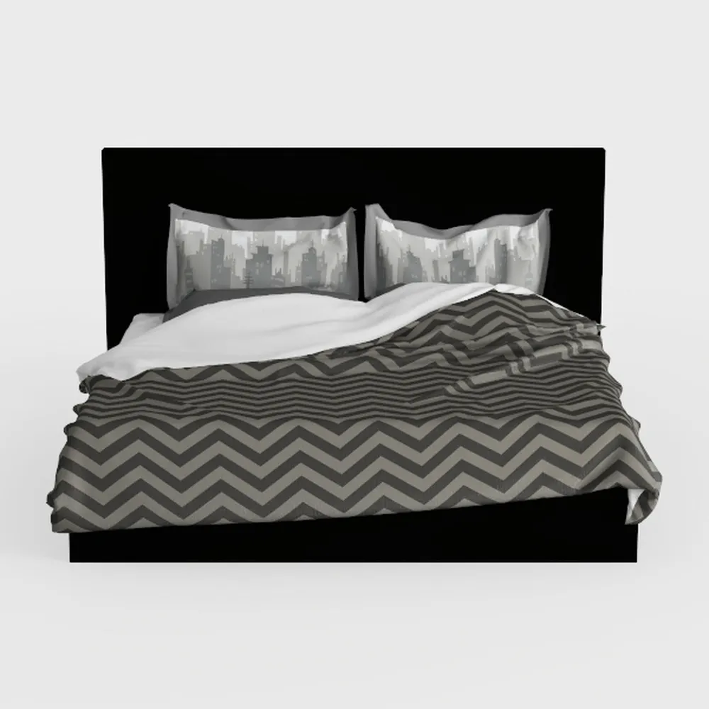 SHA CERLIN Queen Size Platform Bed Frame with 4