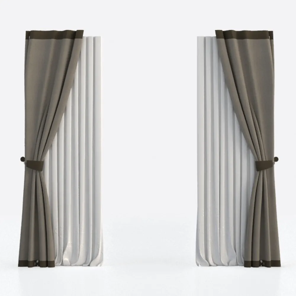 Grey Blackout Curtains for Bedroom 84 Inch Length 