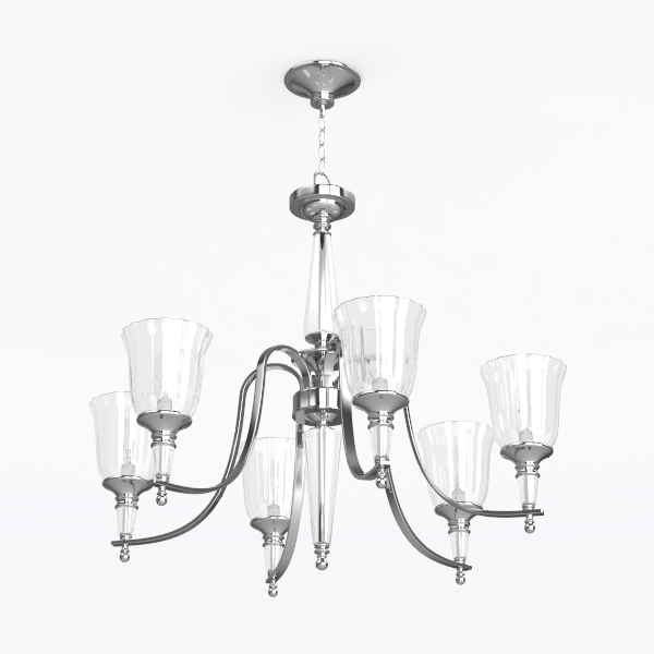 Black Chandelier for Dining Room, Modern Farmhouse