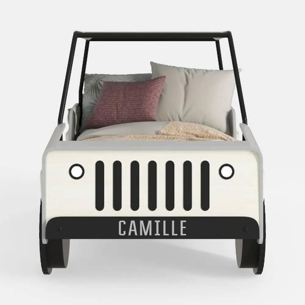 Polibi Platform Bed, Twin Size Classic Car-Shaped 