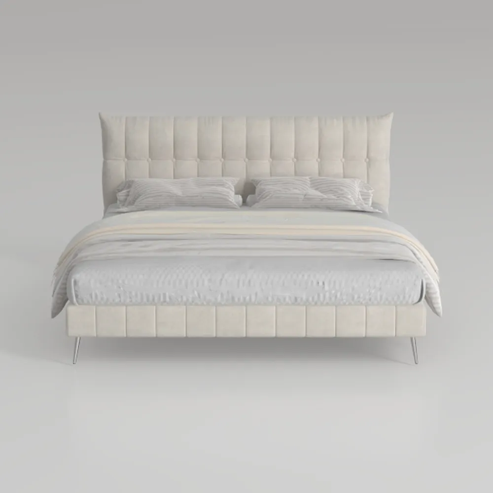 Meridian Furniture B1255Cream-Q Adam Collection Mo