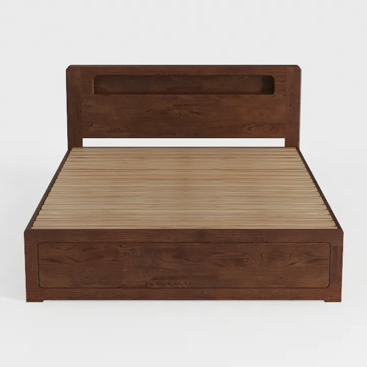 AFI NoHo Queen Size Platform Bed with Footboard & 