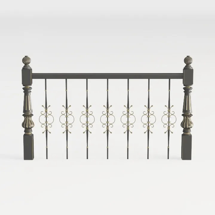 European wrought iron railing_13