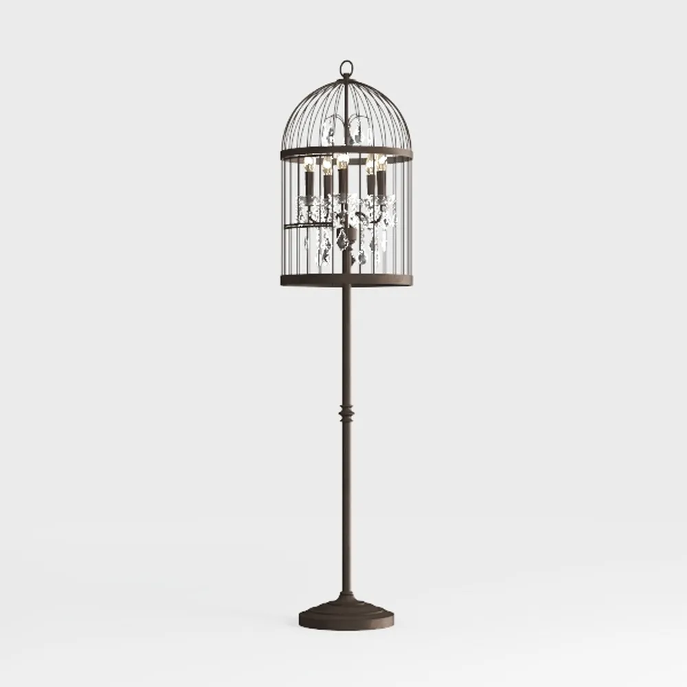 TOCHIC 3 Lights Crystal Table Lamp for Living Room