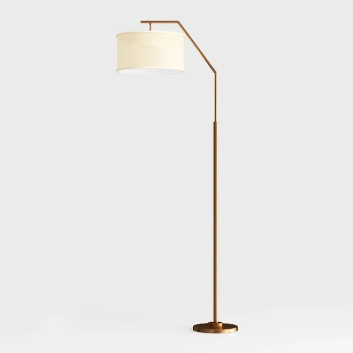 Bamboo Floor Lamp Bohemian Hanging Arc Floor Lamp