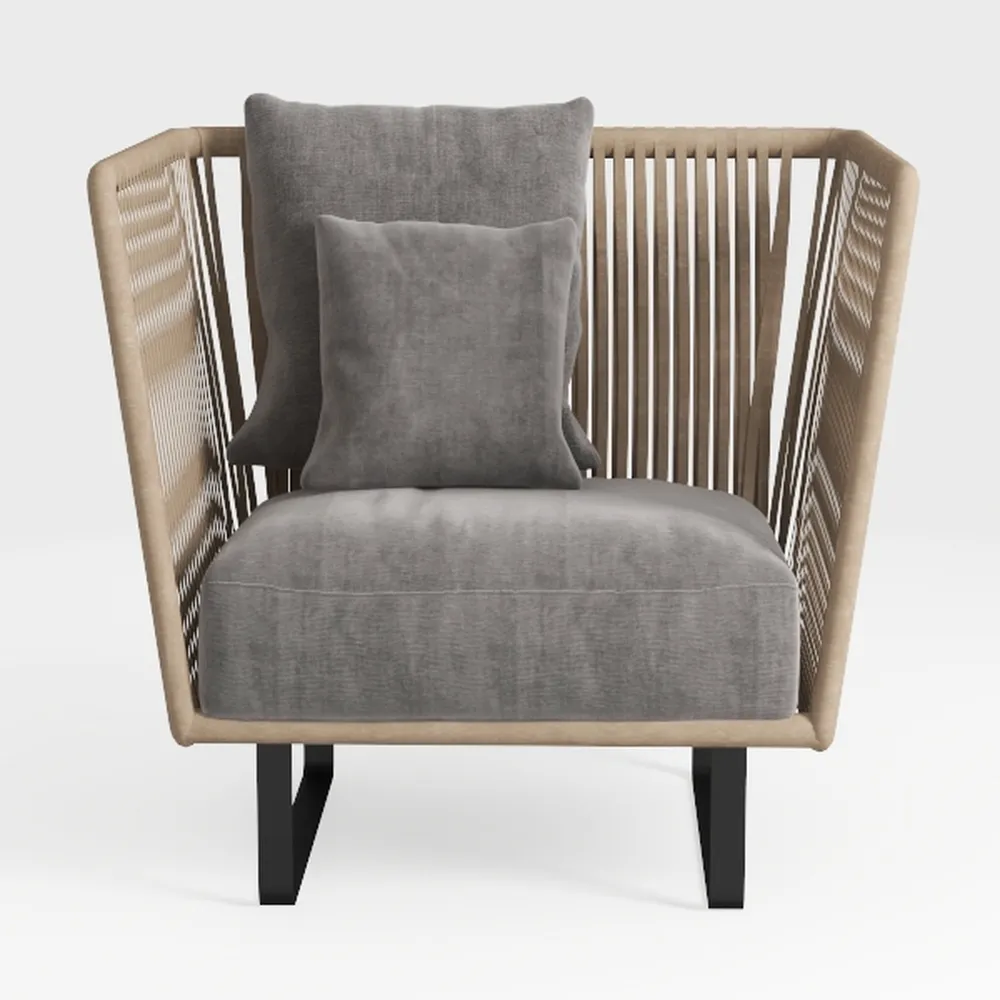 Great Deal Furniture Becky Indoor Wicker Club