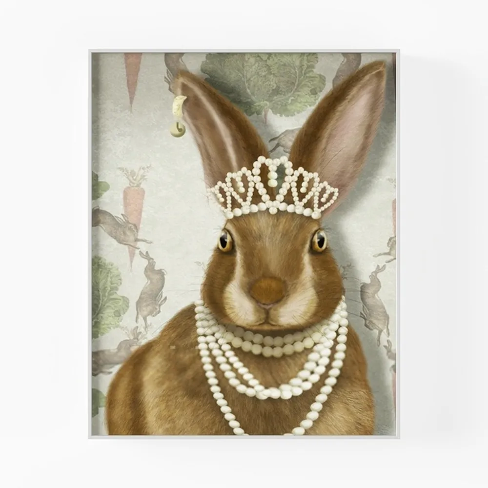 Vintage Bird Canvas Wall Art Lovely Flowers Small