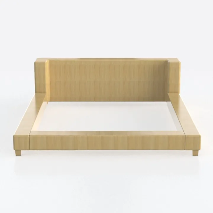 Moe's Home Collection Round Off Bed Wood Brown