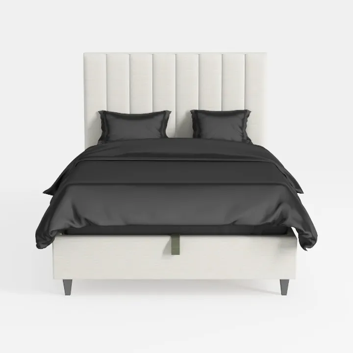 TREATLIFE HOME Tufted Upholstered Platform Bed wit