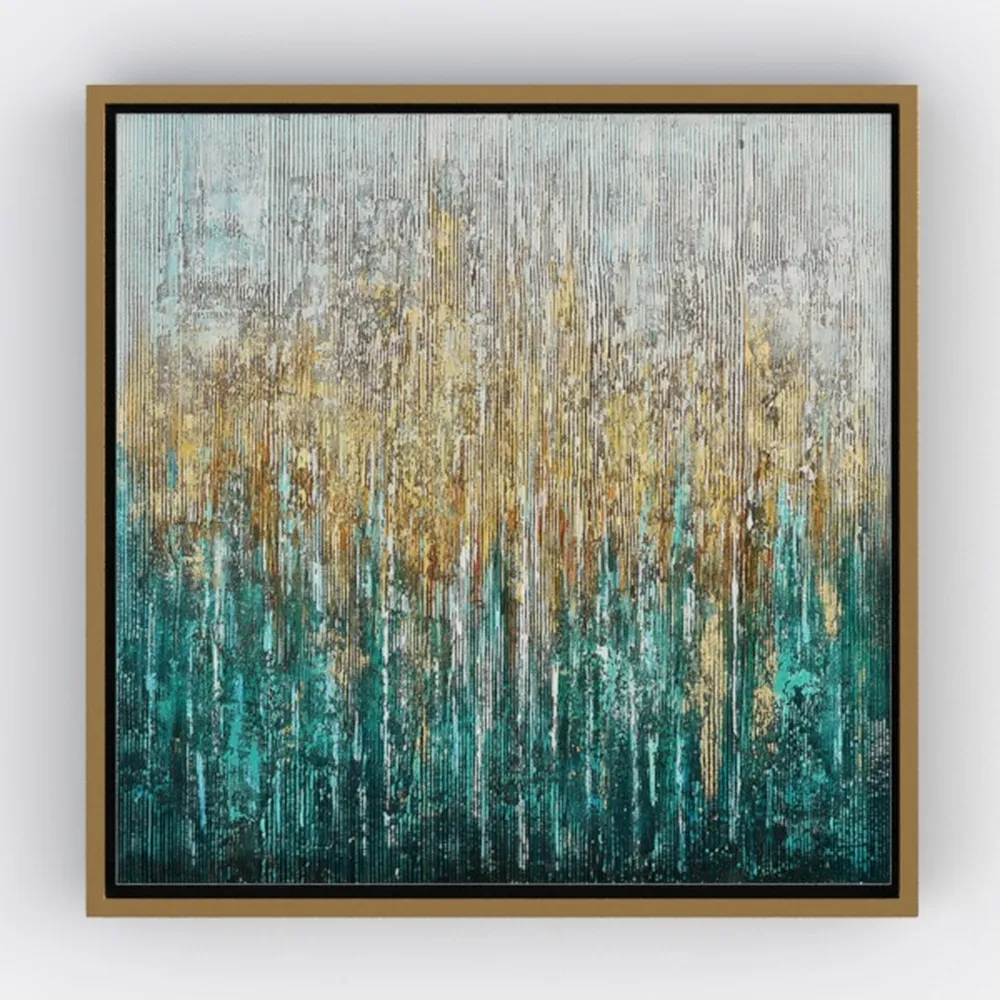 SHENIFY Vintage Landscape Framed Canvas Wall Art