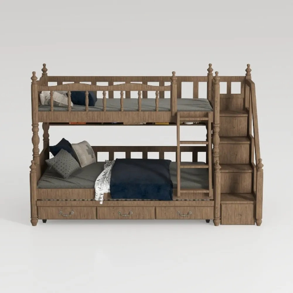 Kodiak Furniture Claire Wood Twin Over Twin Bunk B