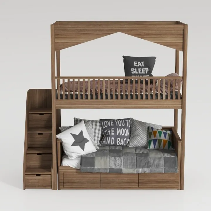 Kodiak Furniture Claire Wood Twin Over Twin Bunk B