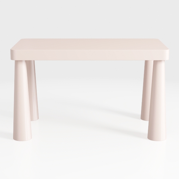 Kids Table and 2 Chairs Set, Height-Adjustable