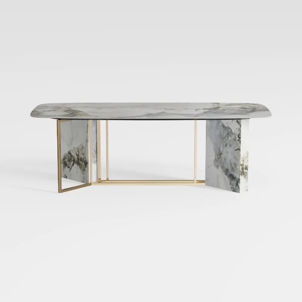 TAPIVA Desk Computer Desks Office Desk Marble Tabl
