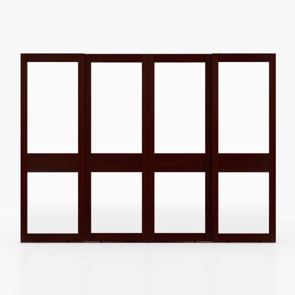 Interior door-TATA solid wood composite sliding door 1 Sapele