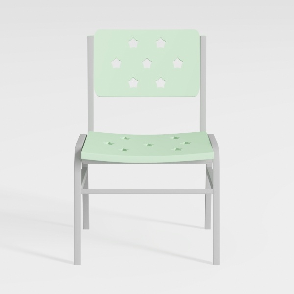 Garden Lowback Chair Cushions 2 Pack Green 39.4x19