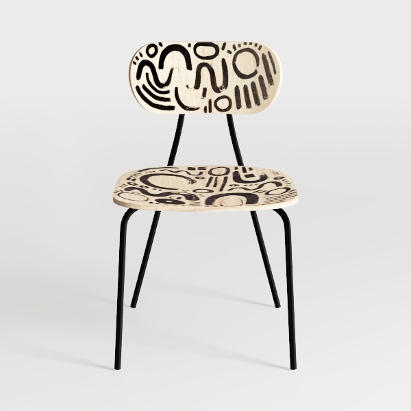 AubryGaspard - Poltrona a Conchiglia in Rattan Naturale