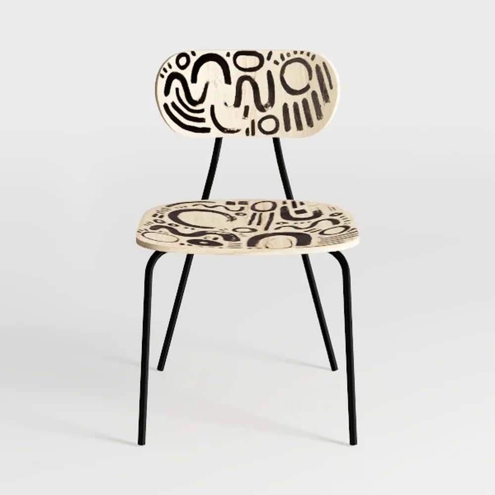 AubryGaspard - Poltrona a Conchiglia in Rattan Naturale