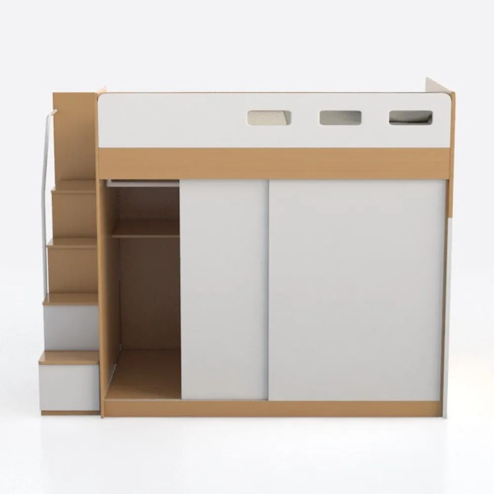 Full Murphy Bunk Bed with Desk and Hydraulic Lift,