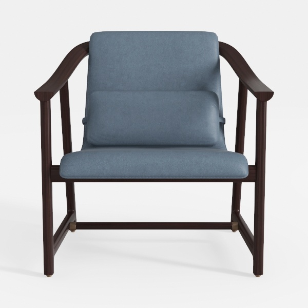 Wooden Mid Century Modern Side Chair Accent Chair 