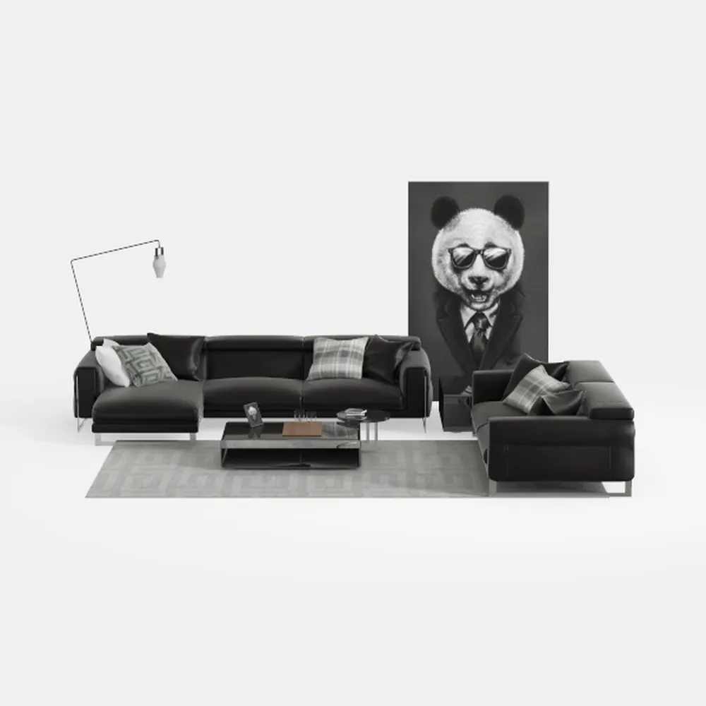 Blackjack Furniture Lorenzo 3 Piece Top Grain 