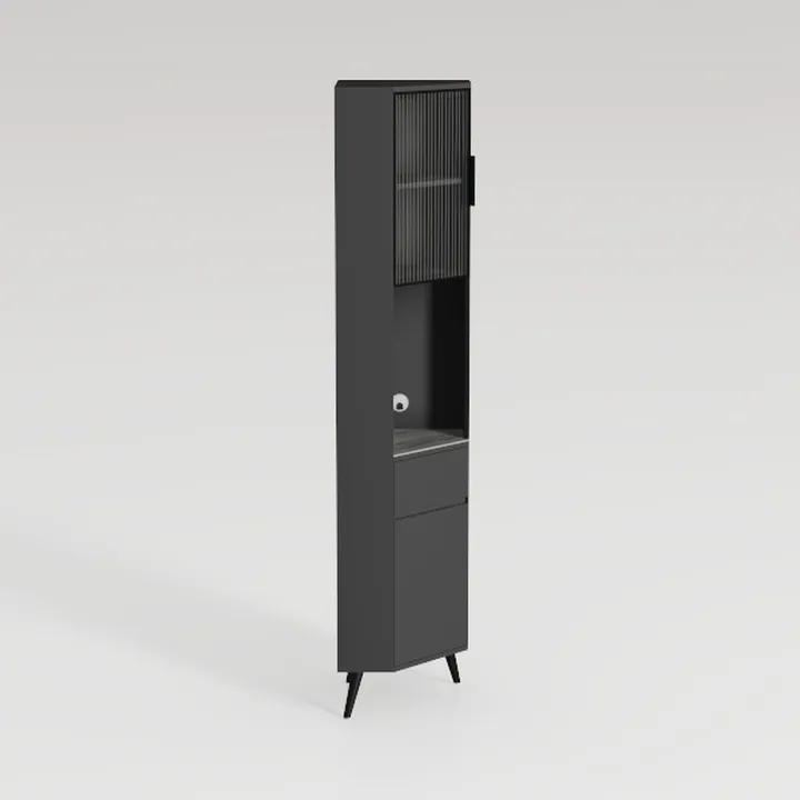 Tall Bathroom Storage Cabinet with 2 Doors, 67" 