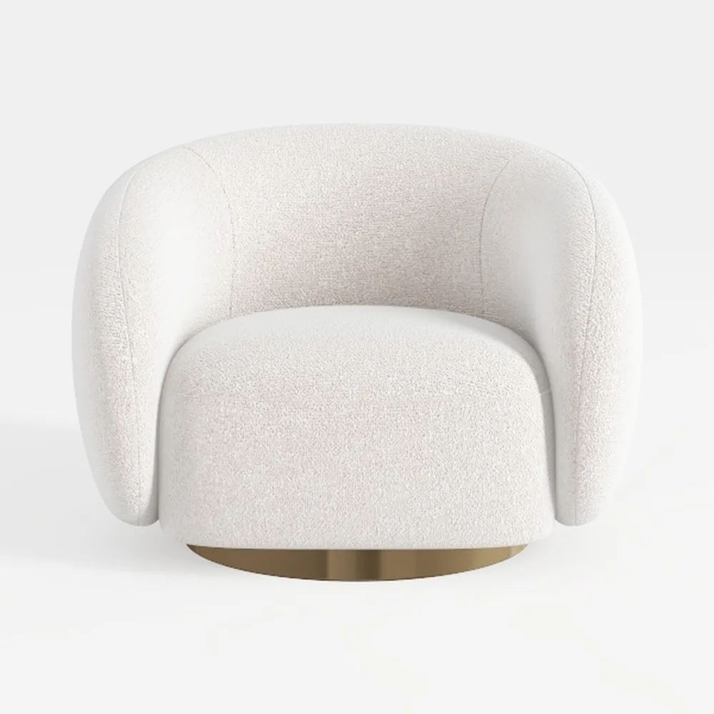 VESCASA 360° Swivel Upholstered Accent Chair with