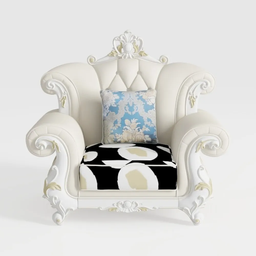 YHKJLYH Sedia a Dondolo per Soggiorno, Camera da Letto, Sedia a Dondolo Imbottita con Base in Legno massello per Ufficio, Salotto, Camera da Letto, Bianco Sporco, Taglia Unica