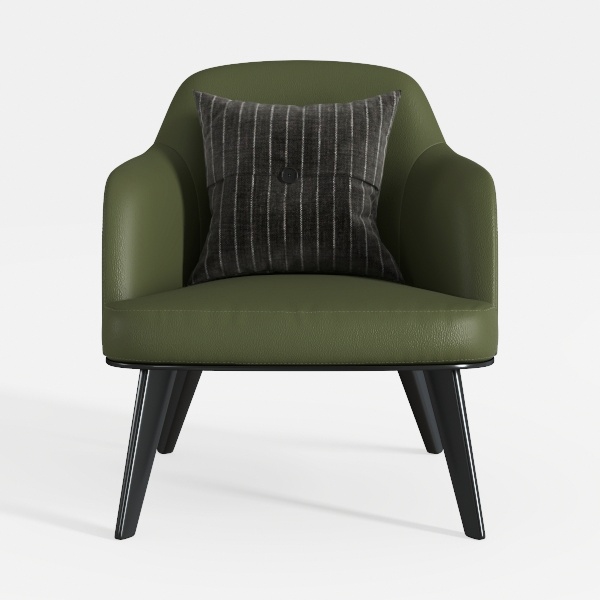 Accent Chair Set of 2 Upholstered Barrel Arm Chair