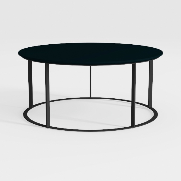 46 Inch Round Portable Plastic Coated Metal Picnic