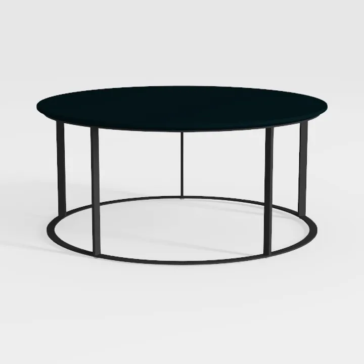 46 Inch Round Portable Plastic Coated Metal Picnic