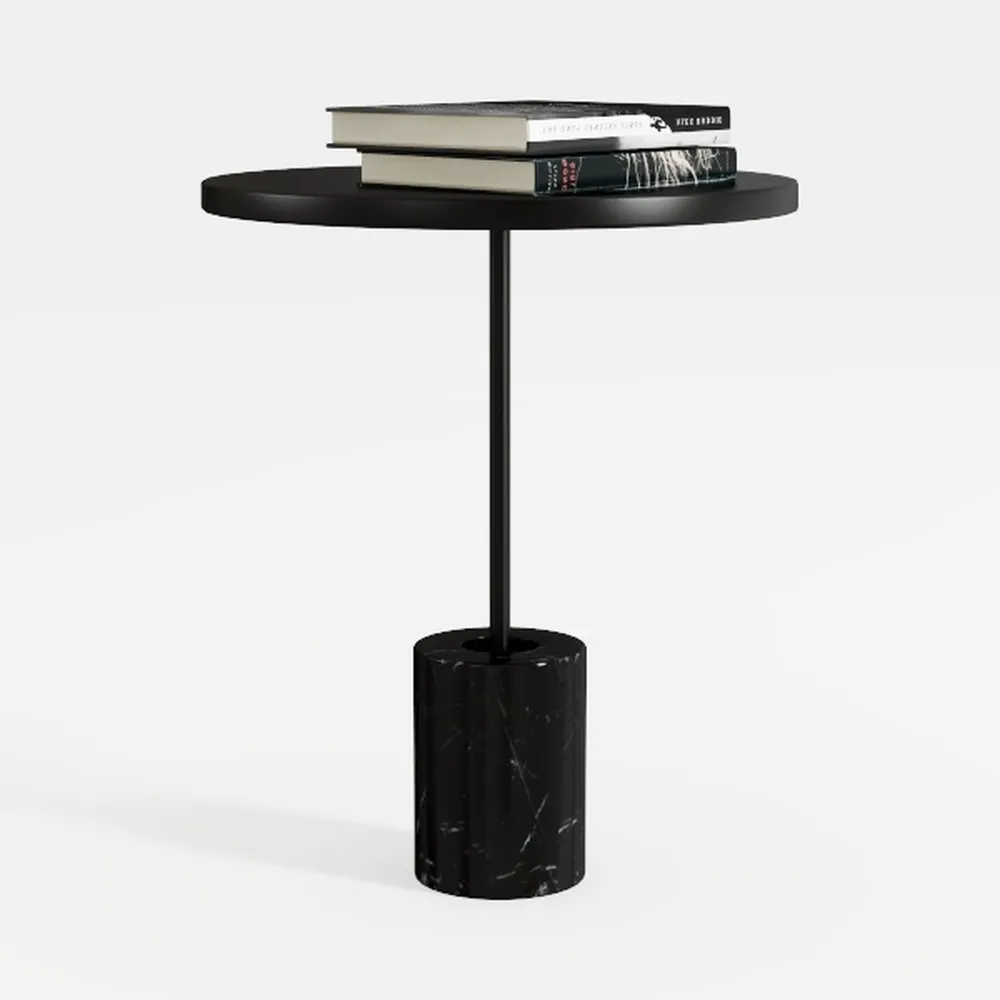 Creative Co-Op Stacked Pedestal Cocktail Side