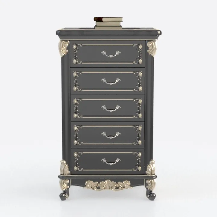 WLIVE Farmhouse Dresser for Bedroom, Tall Wood
