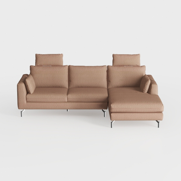 Shintenchi Small Sectional Couch Sofas, 3 Seat L